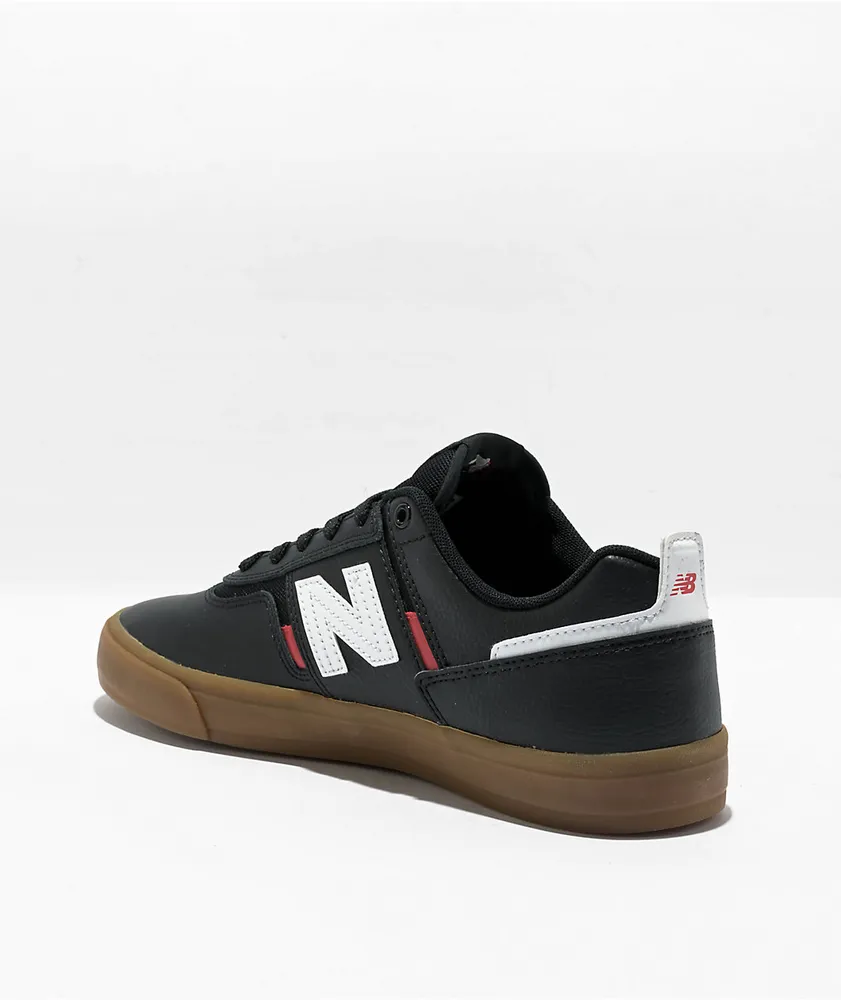 New Balance Numeric 306 Foy Black, White, Red & Gum Skate Shoes