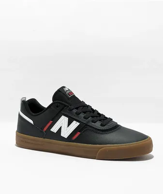 New Balance Numeric 306 Foy Black, White, Red & Gum Skate Shoes