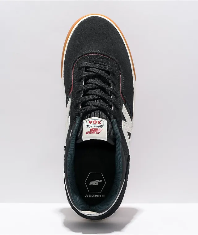 New Balance Numeric 306 Jamie Foy Black & Red Skate Shoes