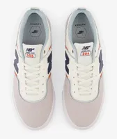 New Balance Numeric 306 Foy Cream, Blue & Orange Skate Shoes