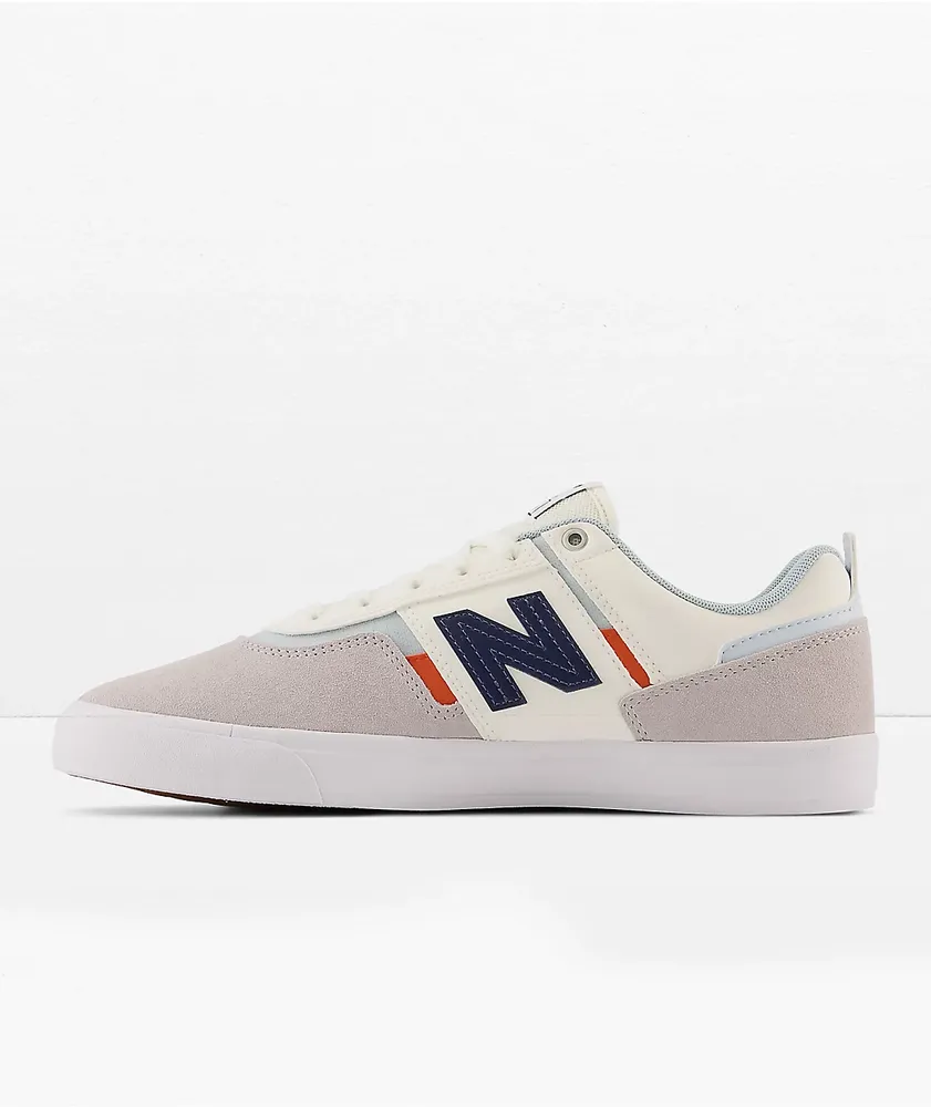 New Balance Numeric 306 Foy Cream, Blue & Orange Skate Shoes