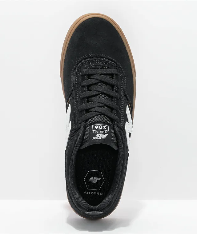 New Balance Numeric 306 Jamie Foy Black & Gum Skate Shoes