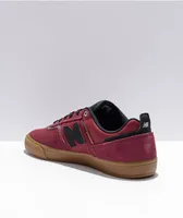 New Balance Numeric 306 Jamie Foy Burgundy & Gum Skate Shoes