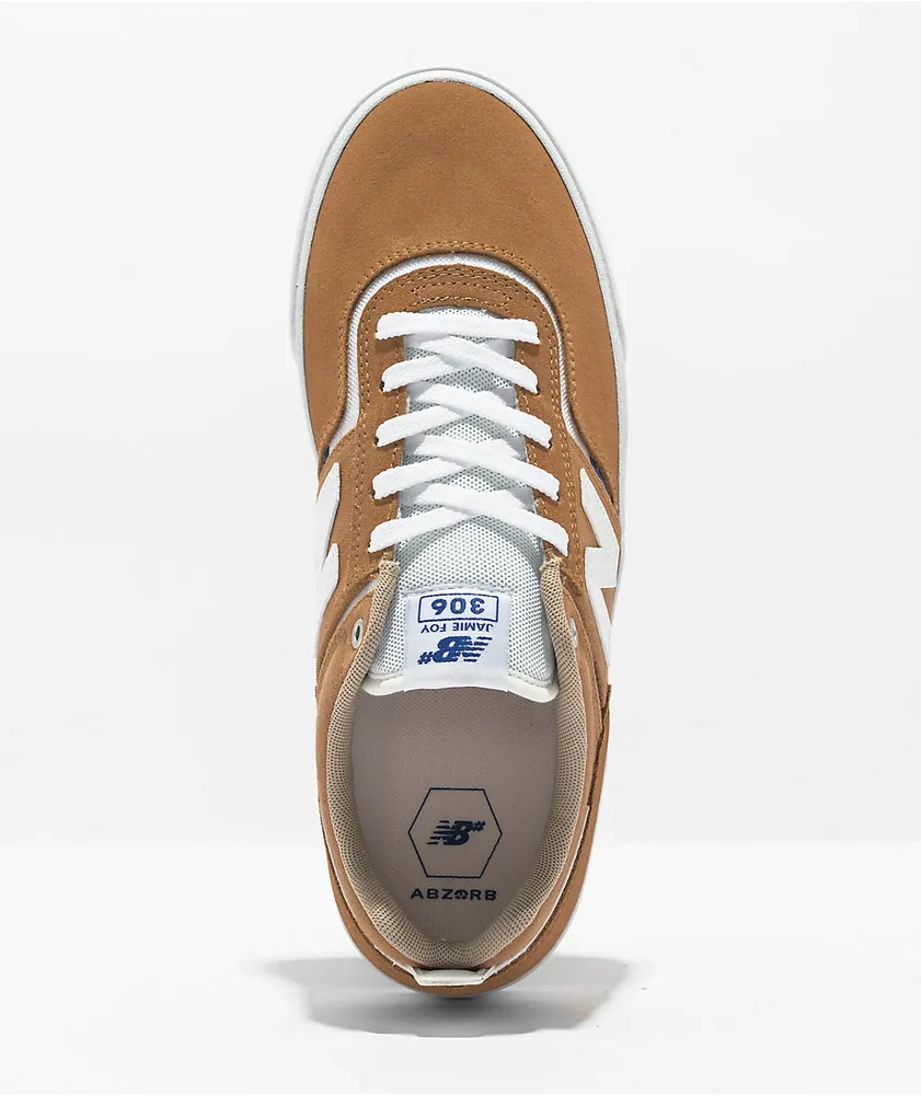 New Balance Numeric 306 Jamie Foy Curry & White Skate Shoes