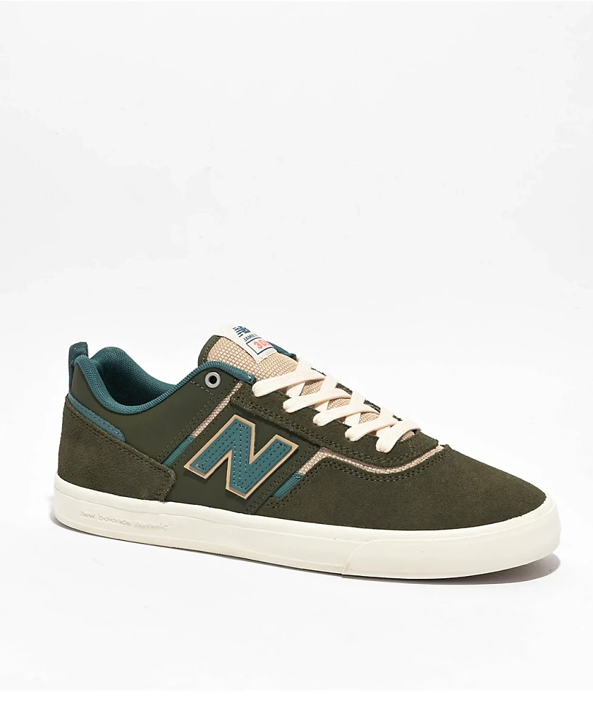 New Balance Numeric 306 Jamie Foy Olive & Spruce Skate Shoes