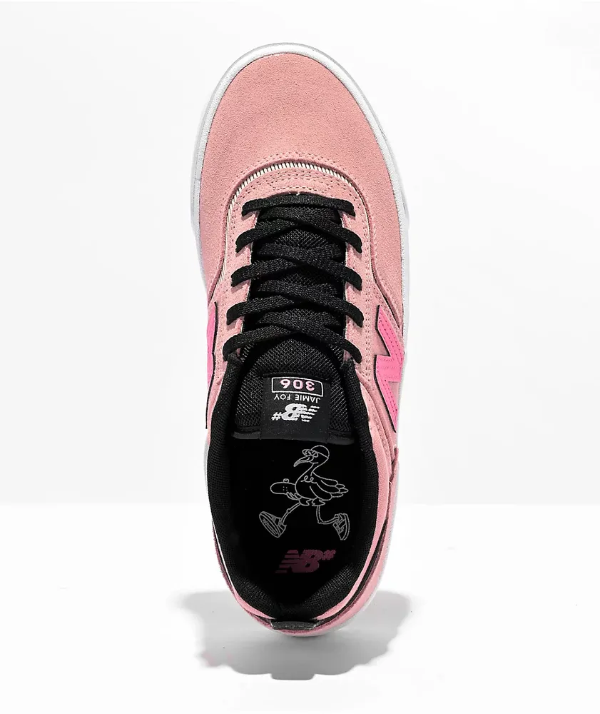 New Balance Numeric 306 Jamie Foy Pink & Black Skate Shoes