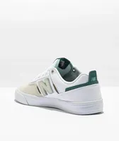 New Balance Numeric 306 Jamie Foy White, Cream, & Teal Skate Shoes