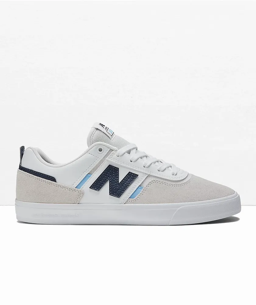 New Balance Numeric 306 Jamie Foy White & Navy Skate Shoes