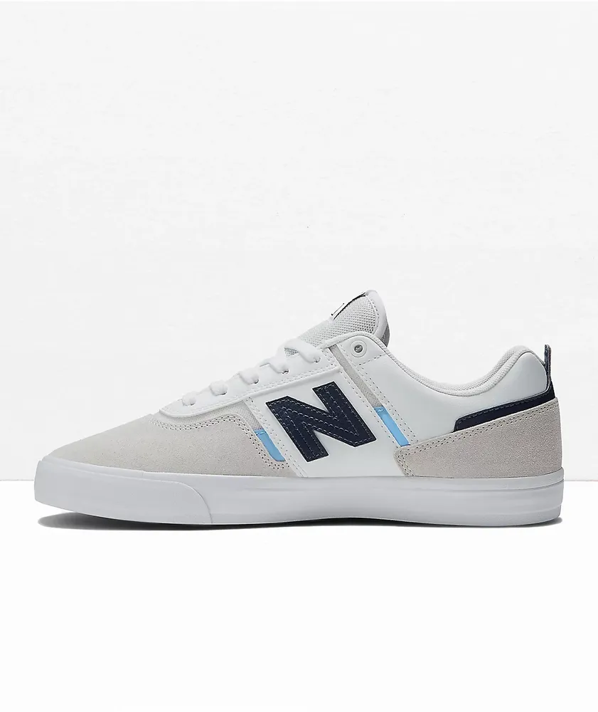 New Balance Numeric 306 Jamie Foy White & Navy Skate Shoes