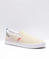 New Balance Numeric 306 Jamie Foy White Slip-On Skate Shoes