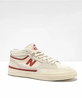 New Balance Numeric 417 Villani Sea Salt & Brick Red Skate Shoes