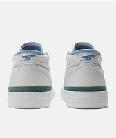 New Balance Numeric 417 Villani White & Blue Laguna Skate Shoes