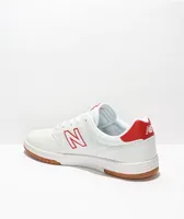 New Balance Numeric 425 White & Red Skate Shoes