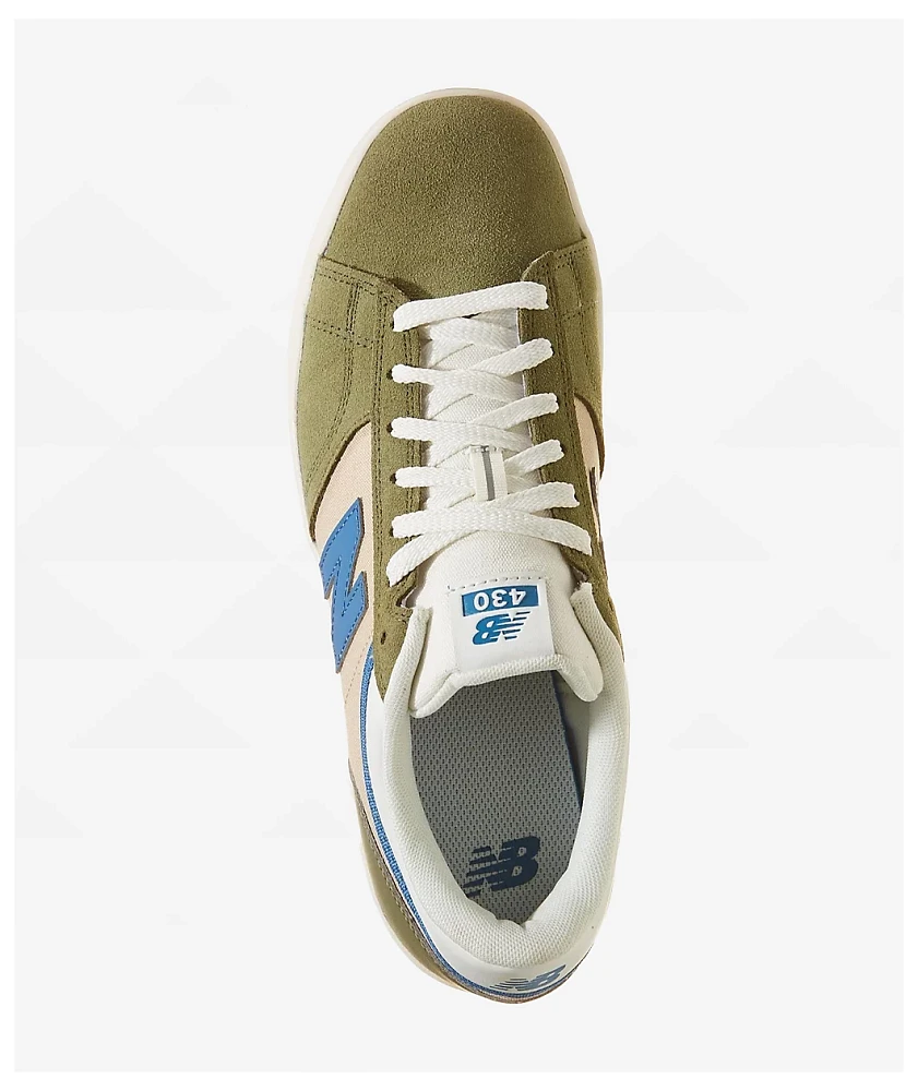 New Balance Numeric 430 Dark Olivine & Sea Stone Skate Shoes