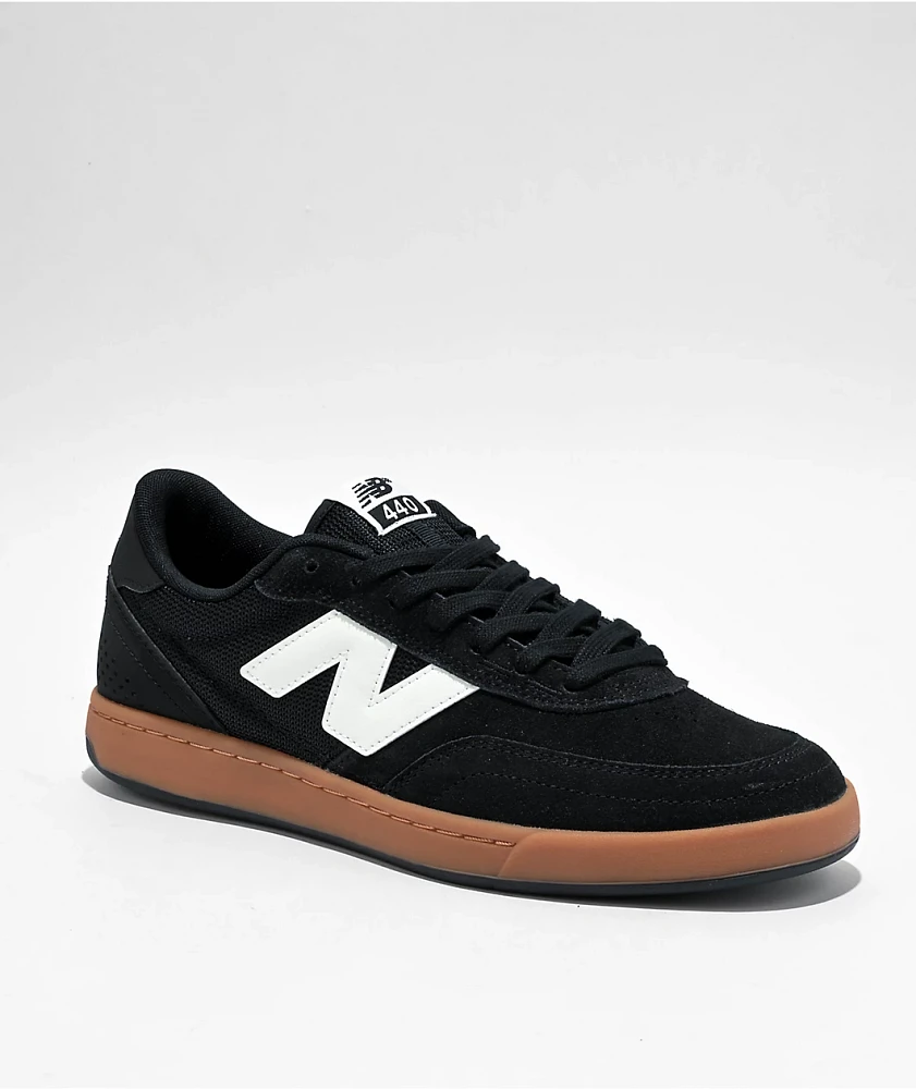 New Balance Numeric 440 Black, White & Gum Skate Shoes