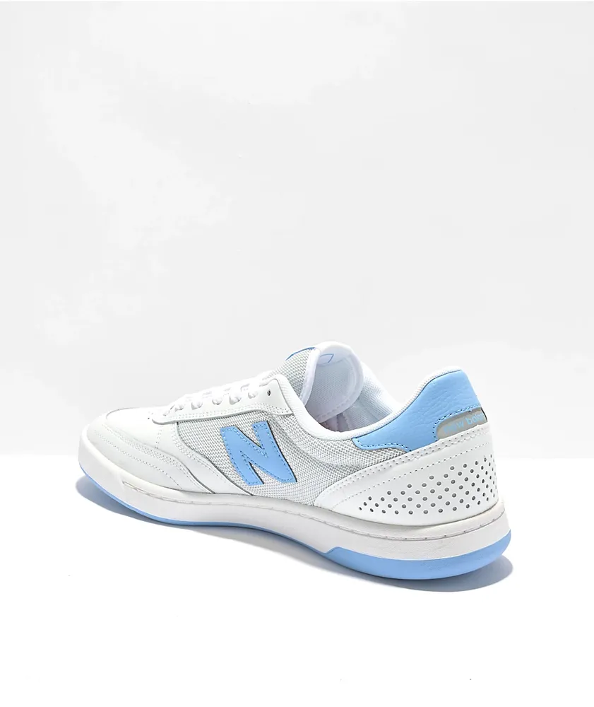 New Balance Numeric 440 White & Baby Blue Skate Shoes