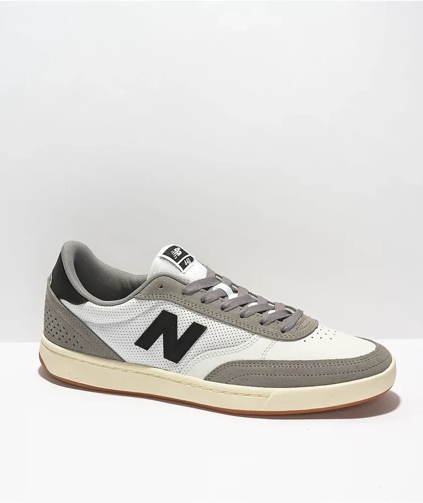 New Balance Numeric 440 White & Grey Skate Shoes