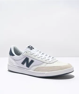 New Balance Numeric 440 White & Navy Blue Skate Shoes