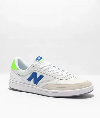 New Balance Numeric 440 White & Royal Blue Skate Shoes