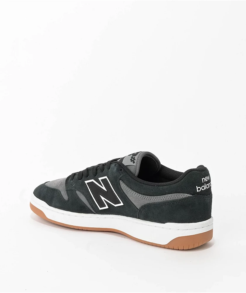 New Balance Numeric 480 Black & Grey Skate Shoes