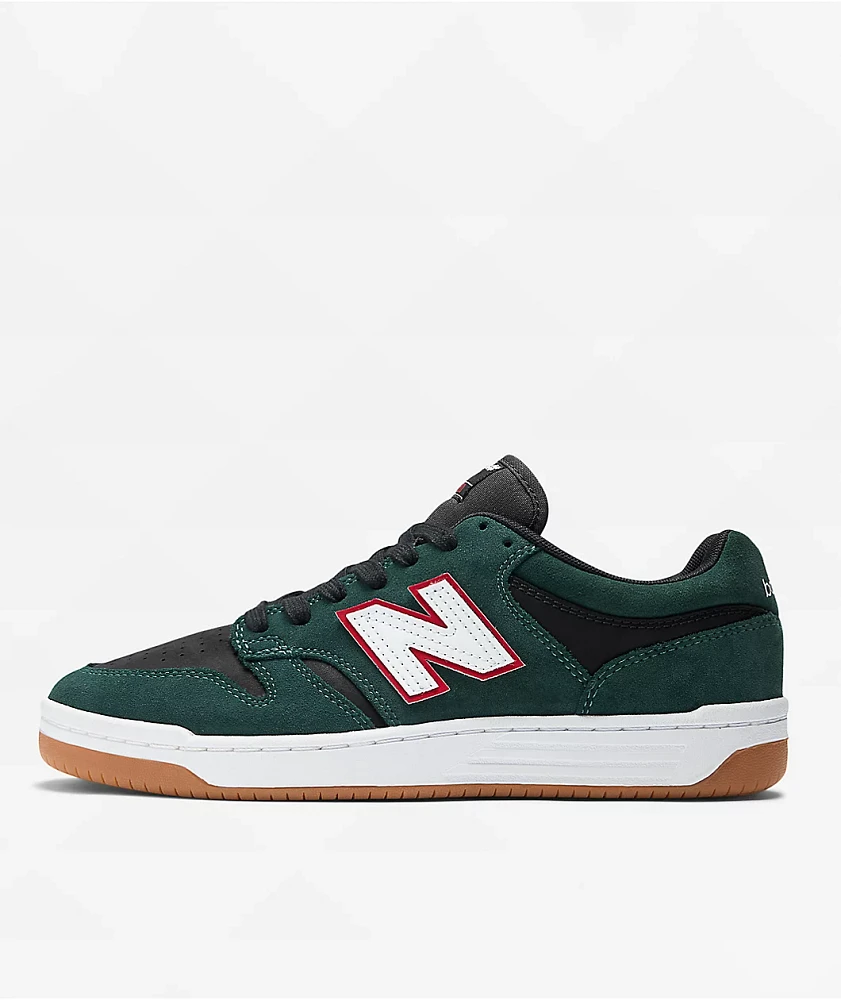New Balance Numeric 480 Jamie Foy Forest Green & Black Skate Shoes