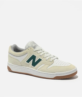 New Balance Numeric 480 Sea Salt & Vintage Teal Skate Shoes