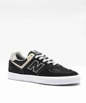 New Balance Numeric 574 Black & Grey Shoes