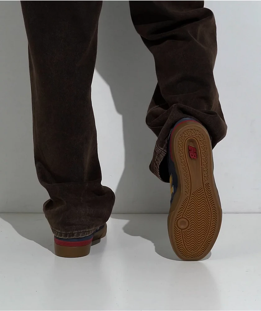 New Balance Numeric 574 Indigo & Gum Skate Shoes