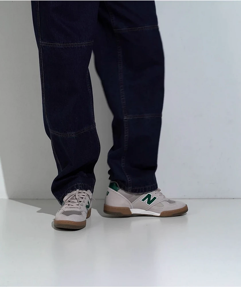 New Balance Numeric 600 Beige & Gum Skate Shoes
