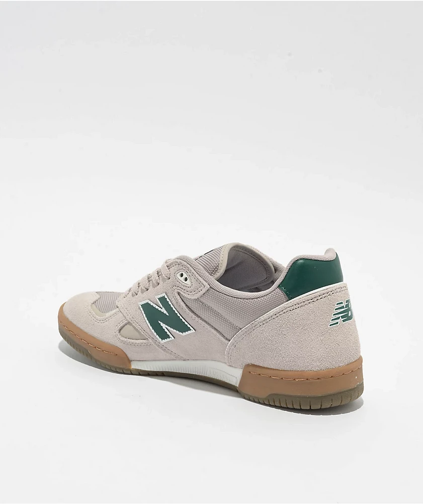 New Balance Numeric 600 Beige & Gum Skate Shoes