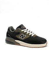 New Balance Numeric 933 Reynolds Black & Olive Skate Shoes