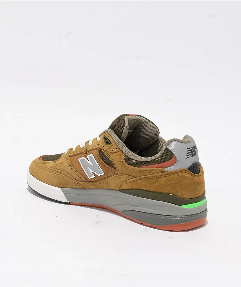 New Balance Numeric 933 Reynolds Brown & Grey Skate Shoes