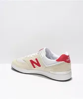 New Balance Numeric AM574 White, Red & Blue Skate Shoes