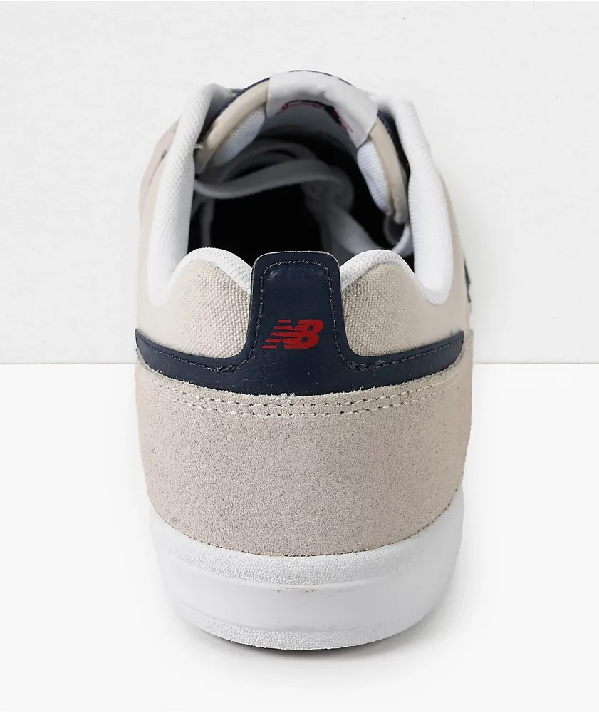 New Balance Numeric Jamie Foy 306 Sea Salt & Navy Skate Shoes