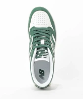 New Balance Numeric Kid's 480 Forest Green & White Skate Shoes