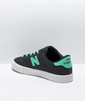 New Balance Numeric Kids 210 Black Canvas Skate Shoes