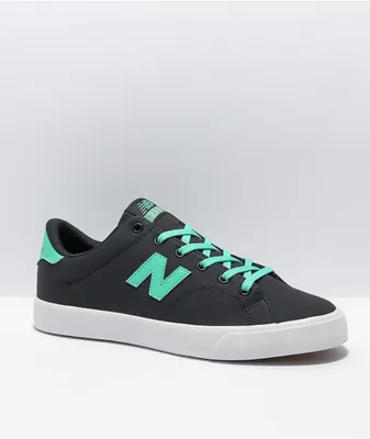 New Balance Numeric Kids 210 Black Canvas Skate Shoes