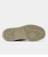 New Balance Numeric Kids 480 Timber Wolf & White Skate Shoes