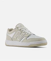 New Balance Numeric Kids 480 Timber Wolf & White Skate Shoes