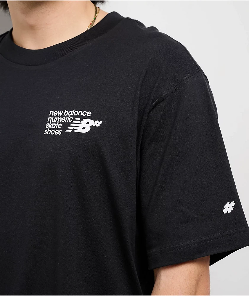 New Balance Numeric Small Logo Black T-Shirt