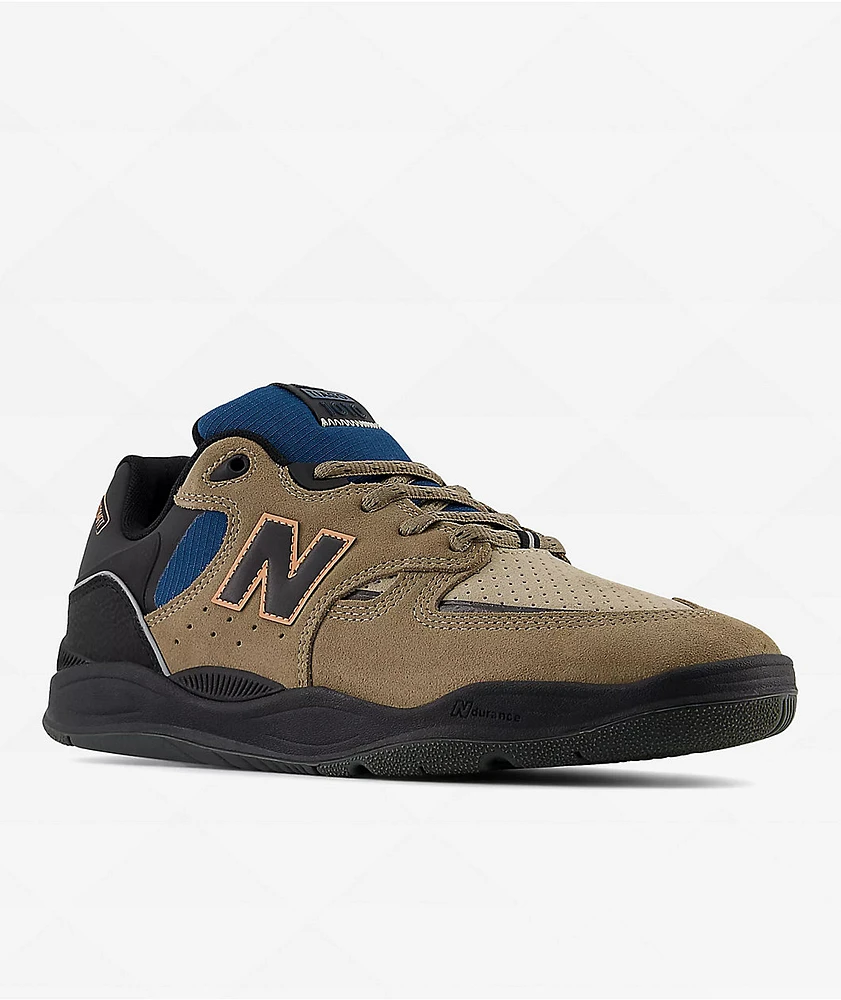 New Balance Numeric Tiago 1010 Mushroom & Black Skate Shoes