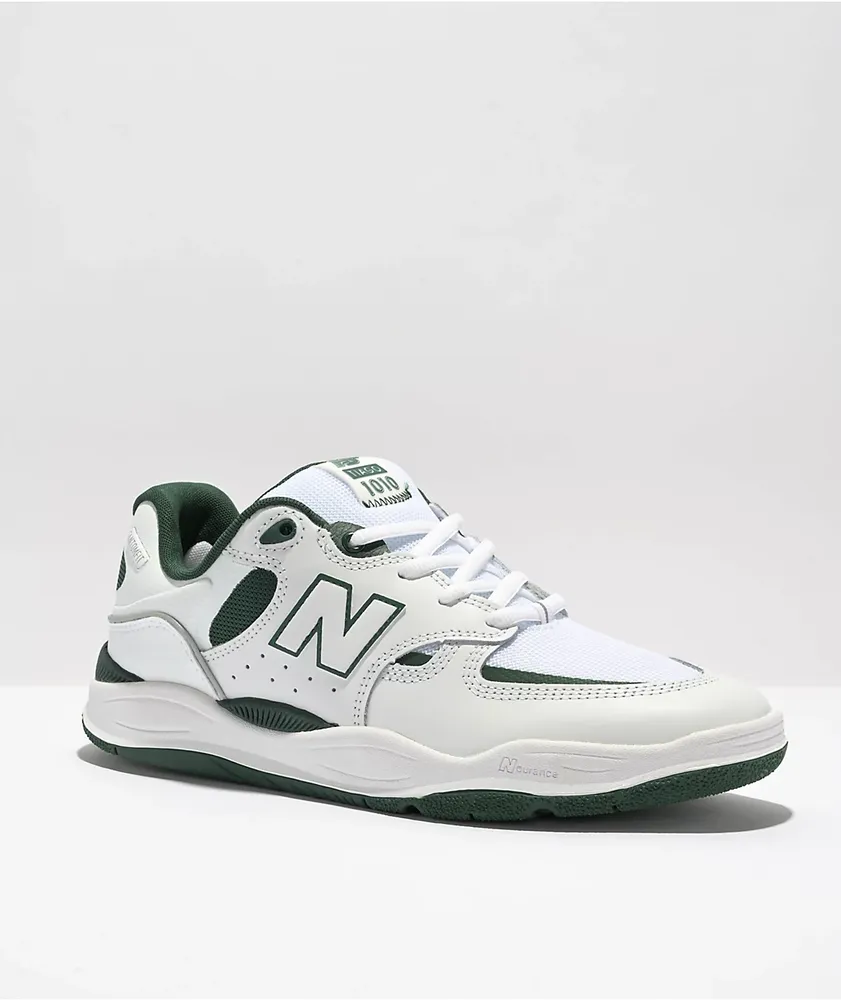 New Balance Numeric Tiago 1010 White & Green Skate Shoes