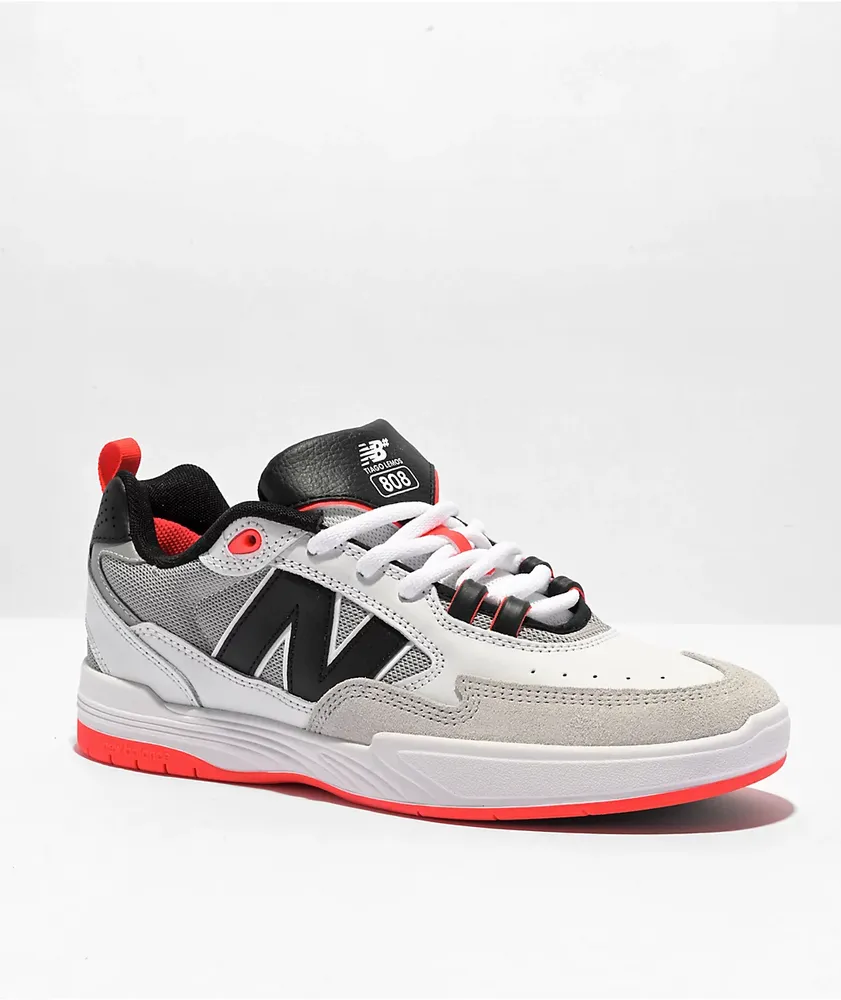 New Balance Numeric Tiago 808 White & Black Skate Shoes