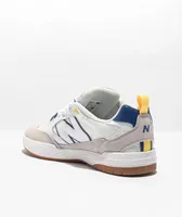 New Balance Numeric Tiago 808 White & Royal Blue Skate Shoes