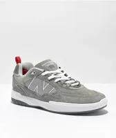 New Balance Numeric Tiago Lemos 808 Grey & White Skate Shoes