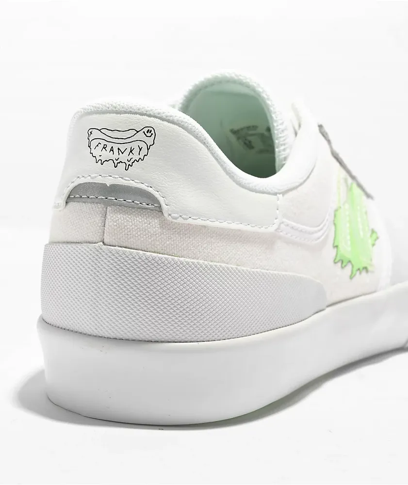 New Balance Numeric Villani 272 Franky White & Green Skate Shoes