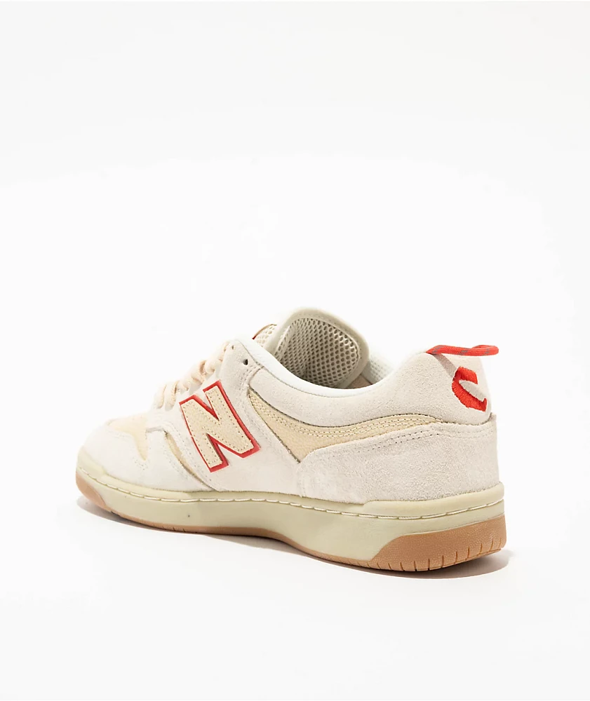 New Balance Numeric x Chocolate 480 Tan & Gum Skate Shoes