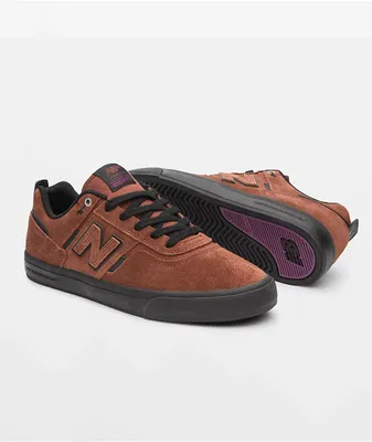 New Balance Numeric x Deathwish 306 Jamie Foy Deathwish Brown & Black Skate Shoes