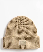 New Balance Waffle Knit Cuffed Stoneware Beanie