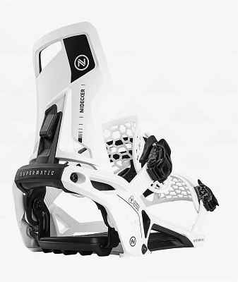 Nidecker Supermatic® White Snowboard Bindings 2025